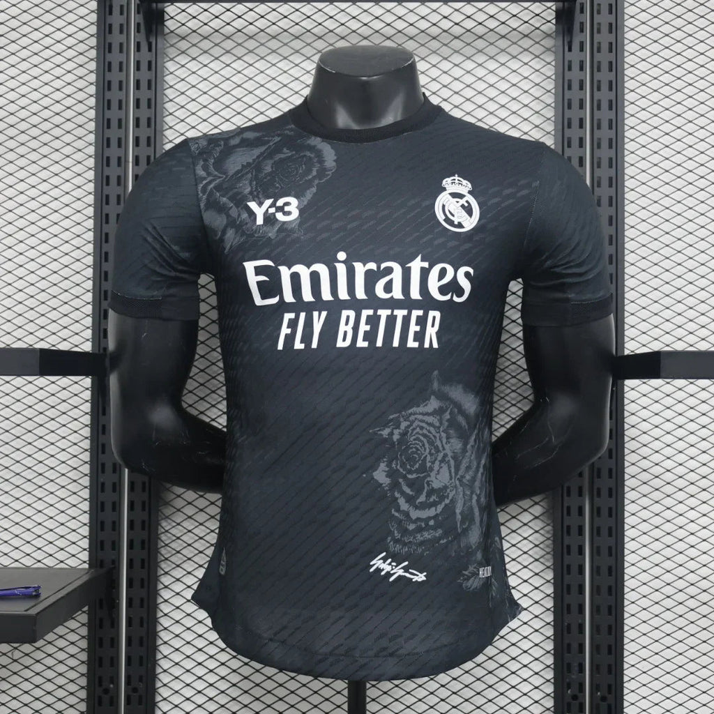 Maillot Real Madrid foot Y3 noir 2024 2025 Maison To Sport