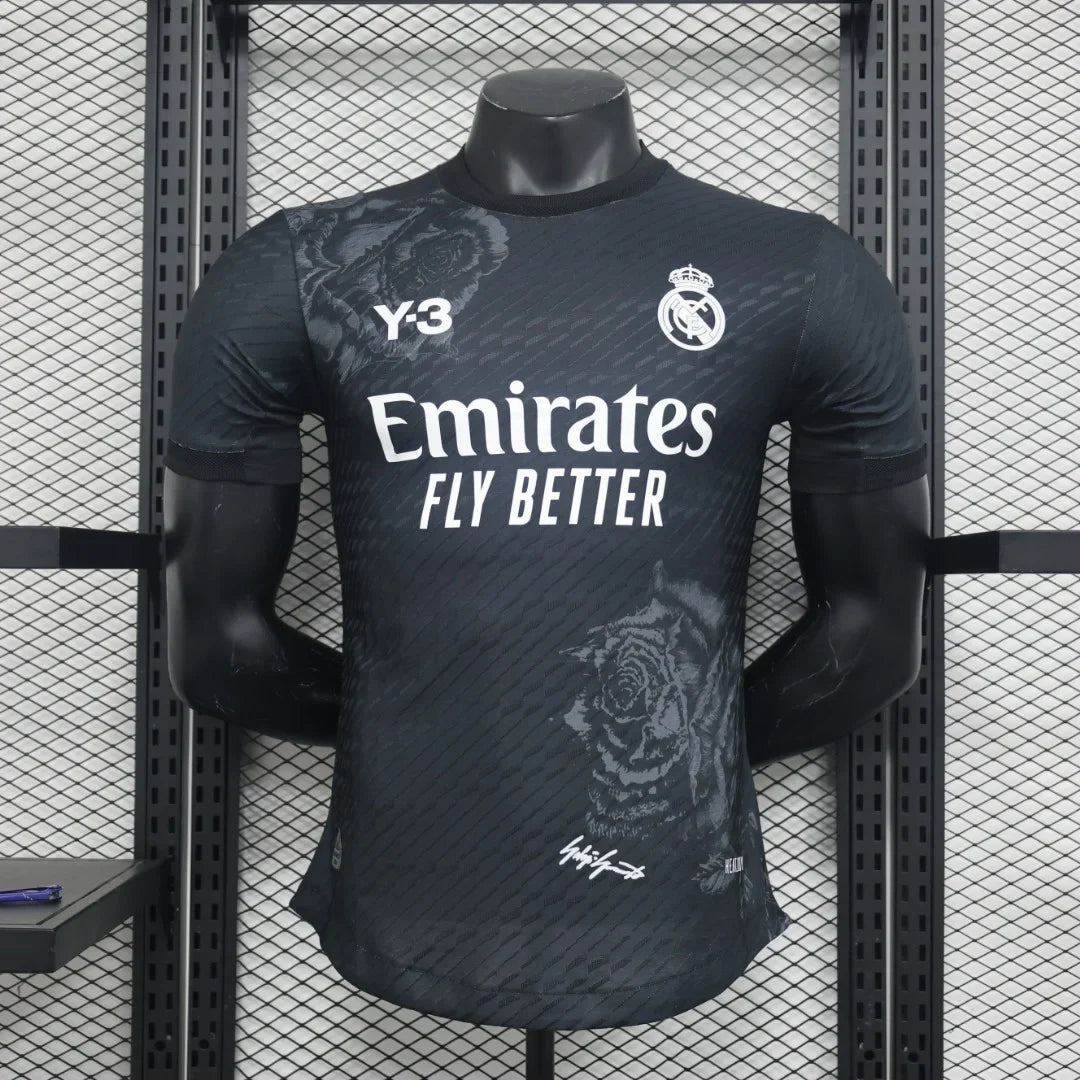 Maillot Real Madrid foot Y3 noir 2024 2025 Maison To Sport