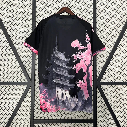 Maillot Japon saison 2023-2024 édition spéciale dragon noir et rose Maison To Sport